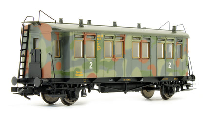 2 Car Set Short Coaches (2nd and 3rd Class) Ep.II Camouflaged