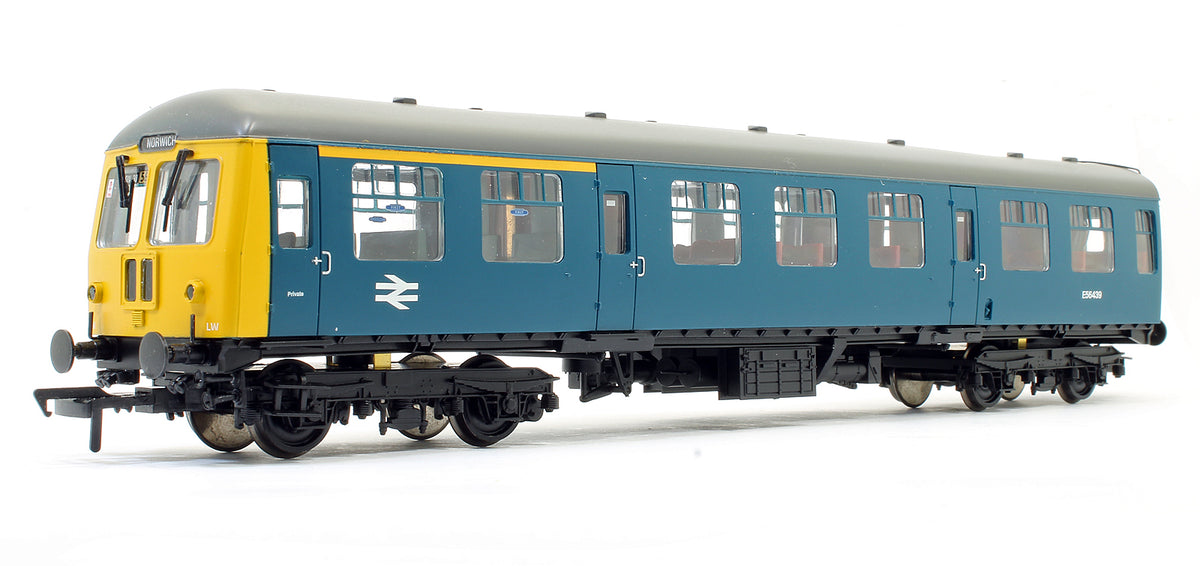 Pre-Owned Class 105 Two Car DMU BR Blue With Yellow Ends (DCC Fitted)