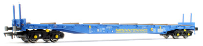 IGA Cargowaggon bogie flat in CARGOWAGGON blue 4647 034