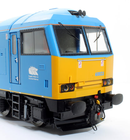 Class 60 Diesel 60 033 Tees Steel Express British Steel Blue Diesel Locomotive