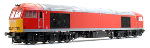 Class 60 DB Traffic Red unbranded/unnumbered Diesel Locomotive
