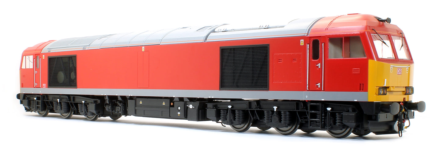 Class 60 DB Traffic Red unbranded/unnumbered Diesel Locomotive