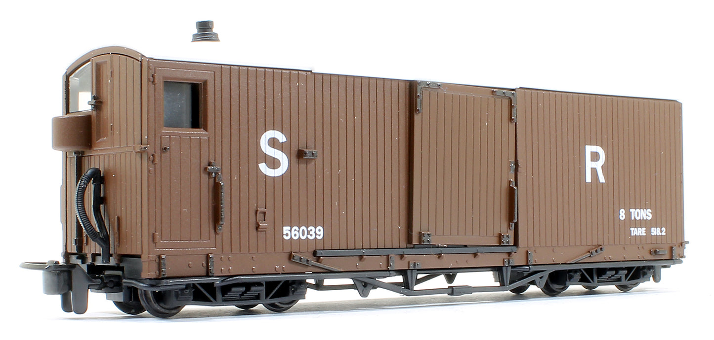 L&B 8 ton Bogie Goods Brake Van, SR Livery, brown, no. 56039