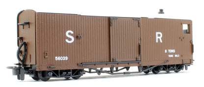 L&B 8 ton Bogie Goods Brake Van, SR Livery, brown, no. 56039