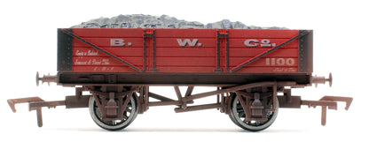 B W Co 4 Plank Wagon No.1100 - Weathered