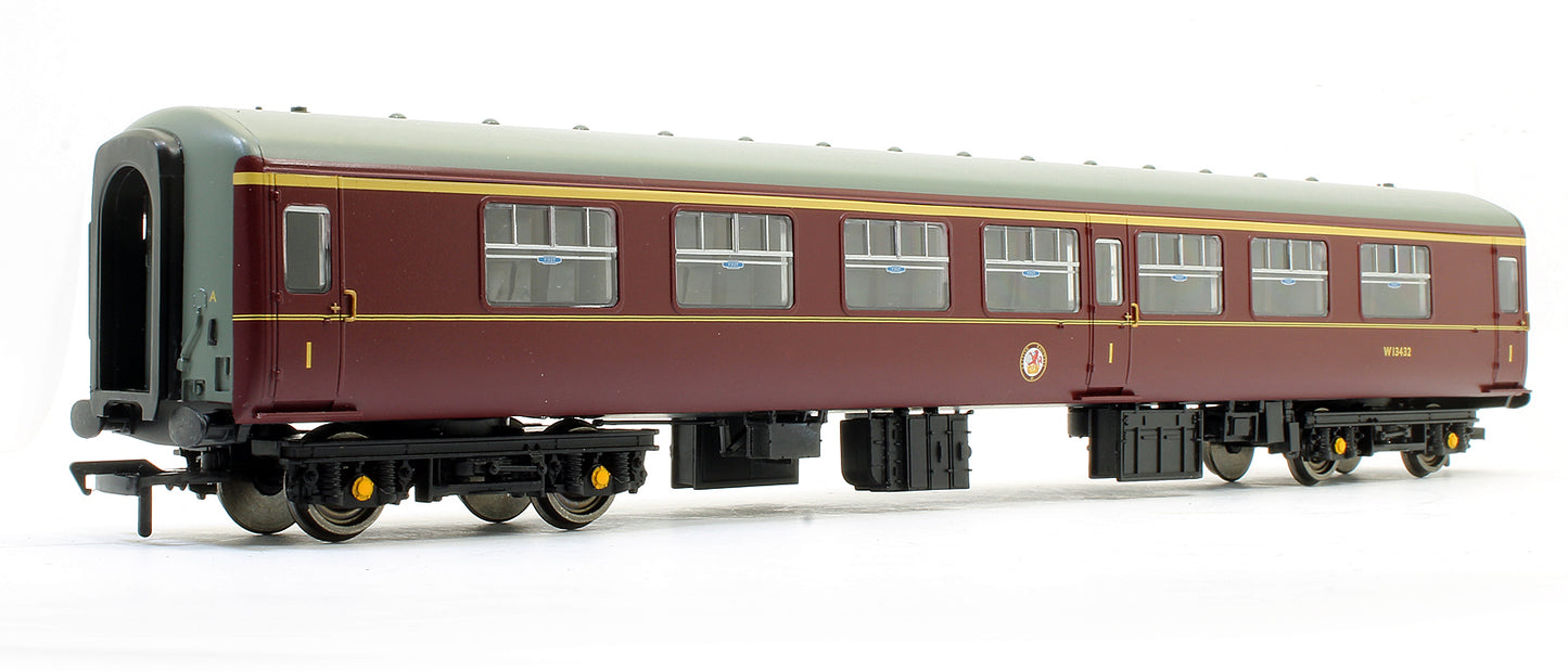 BR MK2 FK Coach First Corridor Maroon