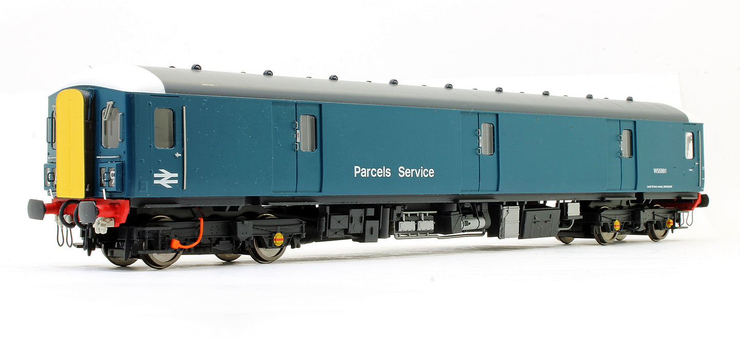 Pre-Owned Class 128 DPU BR Blue W55991 In Early Blue With Yellow Gangway Door Covers