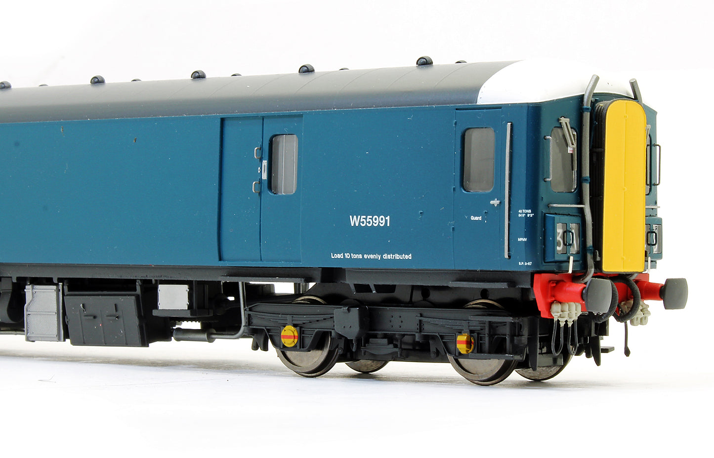 Pre-Owned Class 128 DPU BR Blue W55991 In Early Blue With Yellow Gangway Door Covers