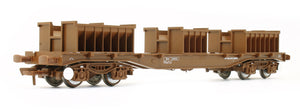 Plain Brown BLA Bogie Steel Wagon No.910314