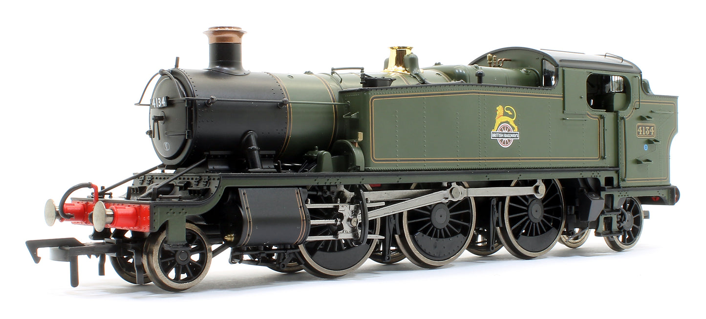 Large Prairie 2-6-2 Tank Locomotive #4134 Lined Green with early Lion & Wheel Crest (Bunker Steps)