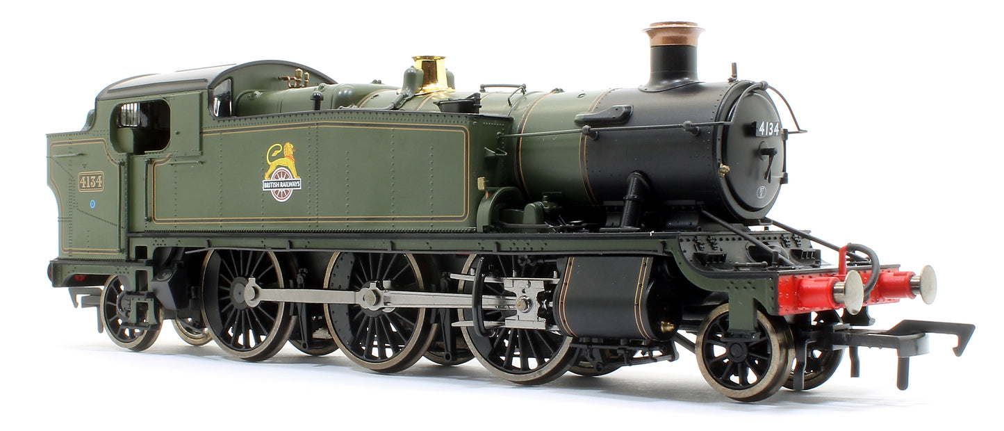 Large Prairie 2-6-2 Tank Locomotive #4134 Lined Green with early Lion & Wheel Crest (Bunker Steps)