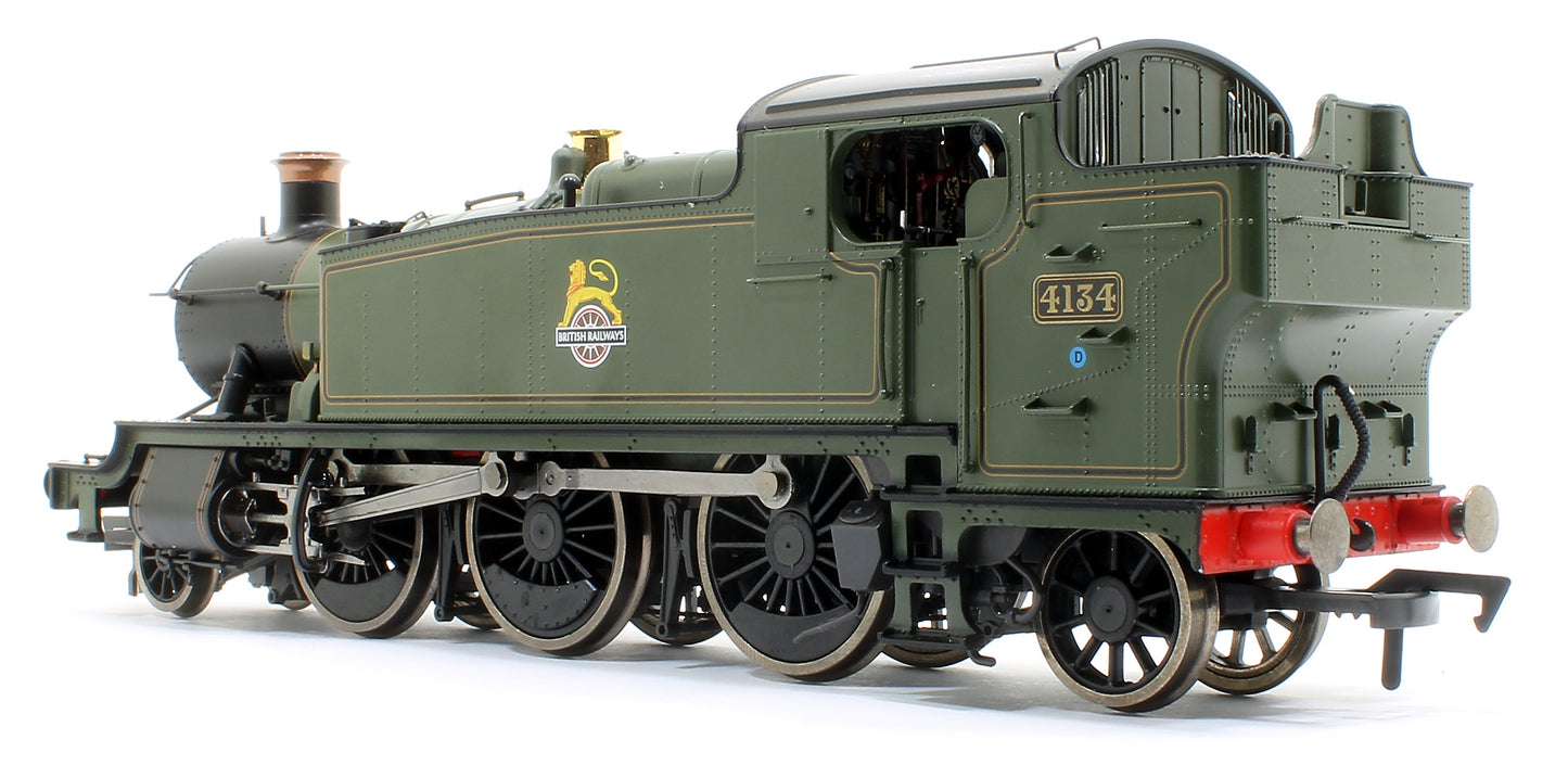 Large Prairie 2-6-2 Tank Locomotive #4134 Lined Green with early Lion & Wheel Crest (Bunker Steps)