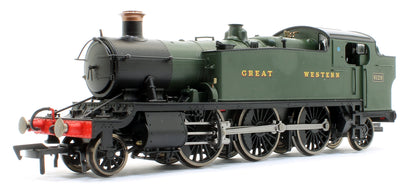 Large Prairie 2-6-2 Tank Locomotive #6129 in Green lettered Great Western