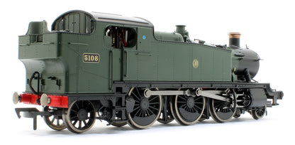 Large Prairie 2-6-2 Tank Locomotive #5108 in GWR Green Shirt Button Roundel