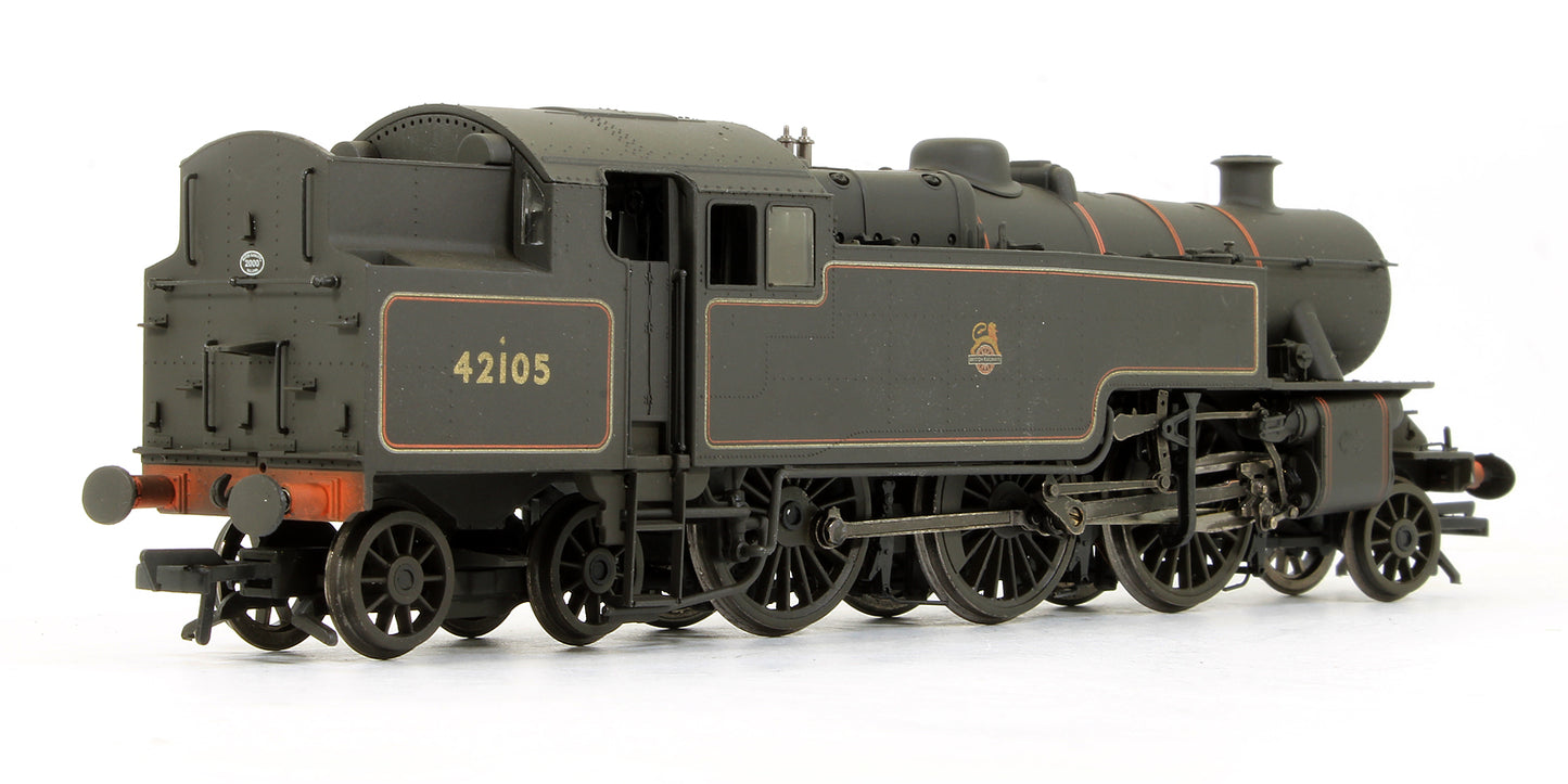 Pre-Owned Fairburn 2-6-4 Tank 42105 BR Lined Black Early Emblem Steam Locomotive (Weathered)