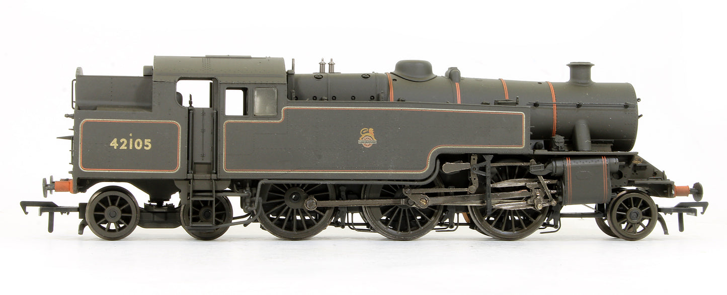 Pre-Owned Fairburn 2-6-4 Tank 42105 BR Lined Black Early Emblem Steam Locomotive (Weathered)