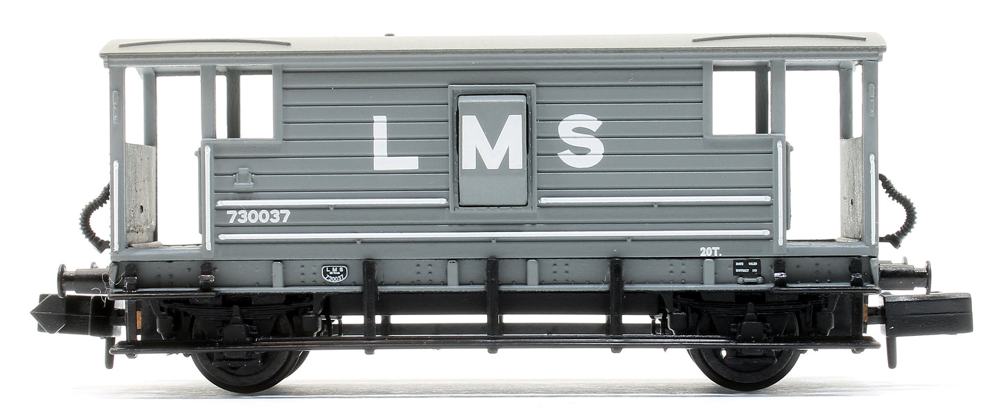 LMS 20T Brake Van LMS Grey 730037