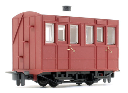 GR-500UR - GVT 4-wheel enclosed side coach - plain red