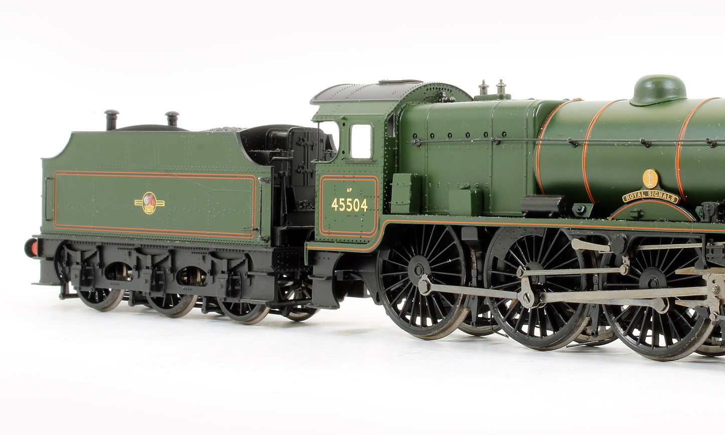 Pre-Owned Patriot 45504 'Royal Signals' BR Green Late Crest Steam Locomotive (DCC Sound Fitted)