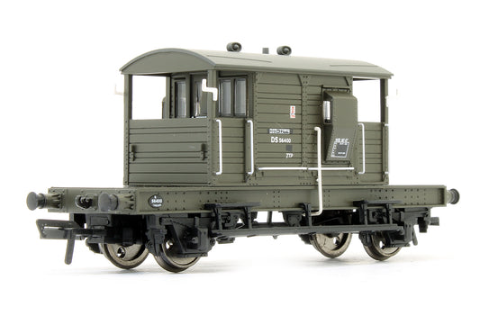 Pre-Owned 38-404 SR Pill Box Brake Van BR Departmental Olive Green
