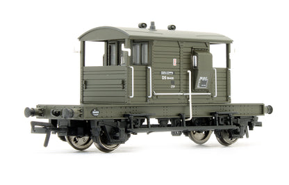 Pre-Owned 38-404 SR Pill Box Brake Van BR Departmental Olive Green