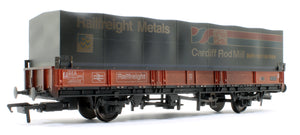 BR SEA Wagon BR Railfreight Red with Hood (Revised) 461005 - Weathered