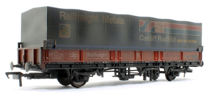 BR SEA Wagon BR Railfreight Red with Hood (Revised) 461005 - Weathered
