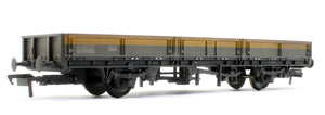 BR ZAA 'Pike' Open Wagon BR Engineers Grey & Yellow 460020 - Weathered