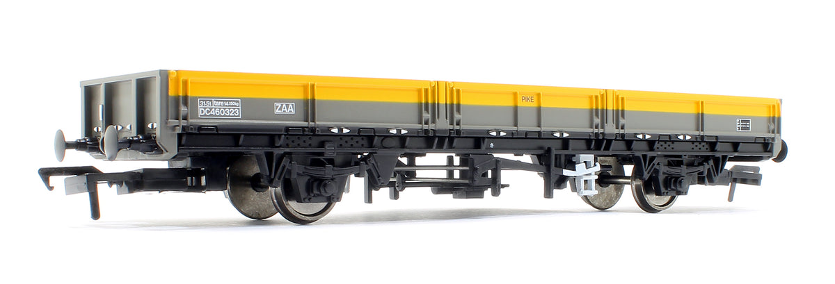 Pre-Owned BR ZAA 'Pike' Open Wagon BR Engineers Grey & Yellow No.460323