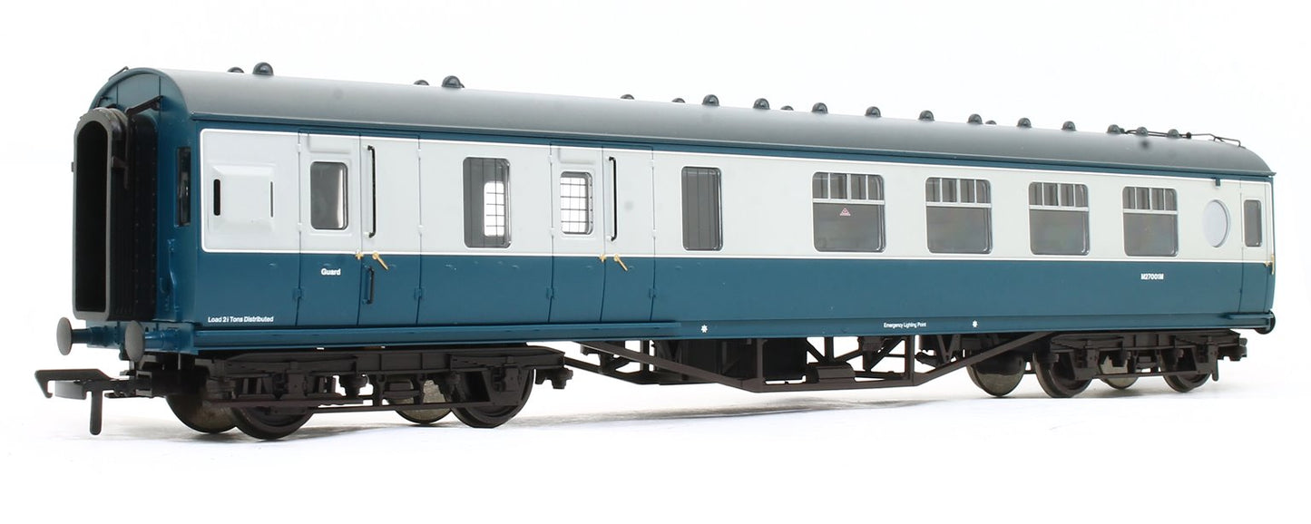 LMS 57ft 'Porthole' Brake Second Corridor BR Blue & Grey No. M27001M