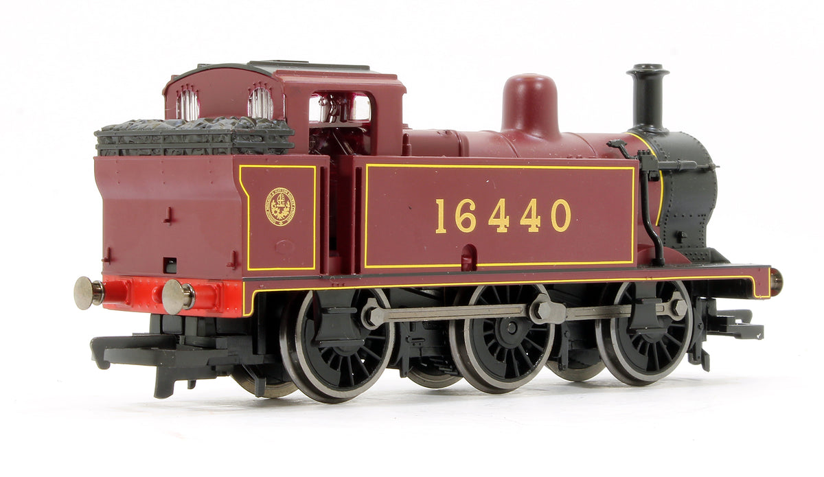 Pre-Owned RailRoad LMS 0-6-0T Class 3F '16440' Steam Locomotive (DCC Fitted)