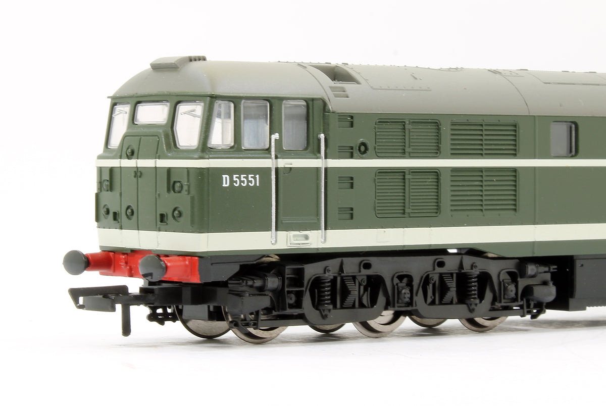 Pre-Owned RailRoad BR Green Class 31 'D5551' Diesel Locomotive TTS Sound Fitted