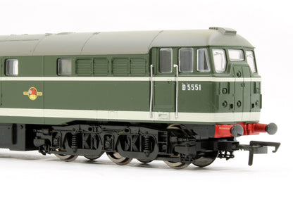 Pre-Owned RailRoad BR Green Class 31 'D5551' Diesel Locomotive TTS Sound Fitted