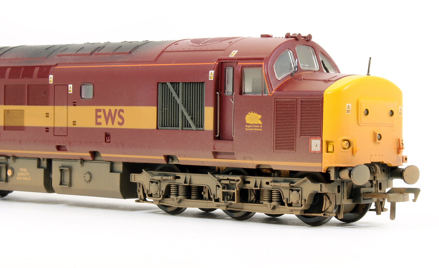Pre-Owned Class 37/5 37670 EWS 'St. Blazey T&RS Depot Diesel Locomotive Weathered (Exclusive Edition)