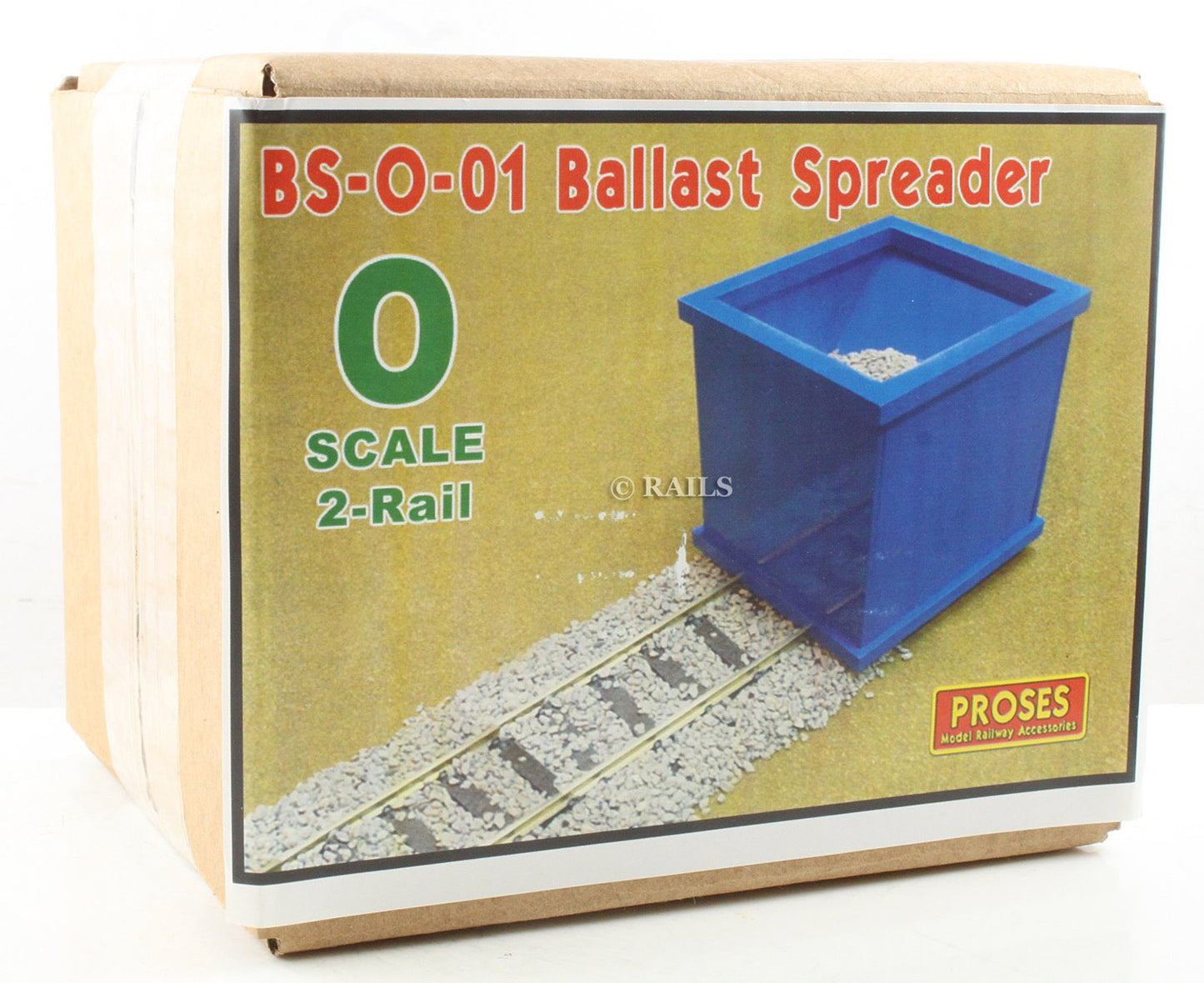 Proses PBS-O-01 O Scale Ballast Spreader 2 Rail