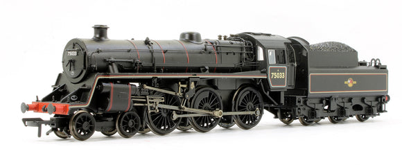 Pre-Owned Standard Class 4MT 75033 BR2 tender BR Lined Black Late Crest Steam Locomotive