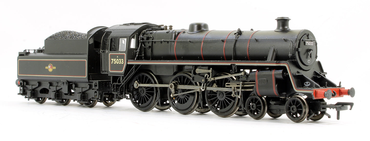 Pre-Owned Standard Class 4MT 75033 BR2 tender BR Lined Black Late Crest Steam Locomotive
