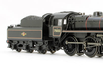 Pre-Owned Standard Class 4MT 75033 BR2 tender BR Lined Black Late Crest Steam Locomotive