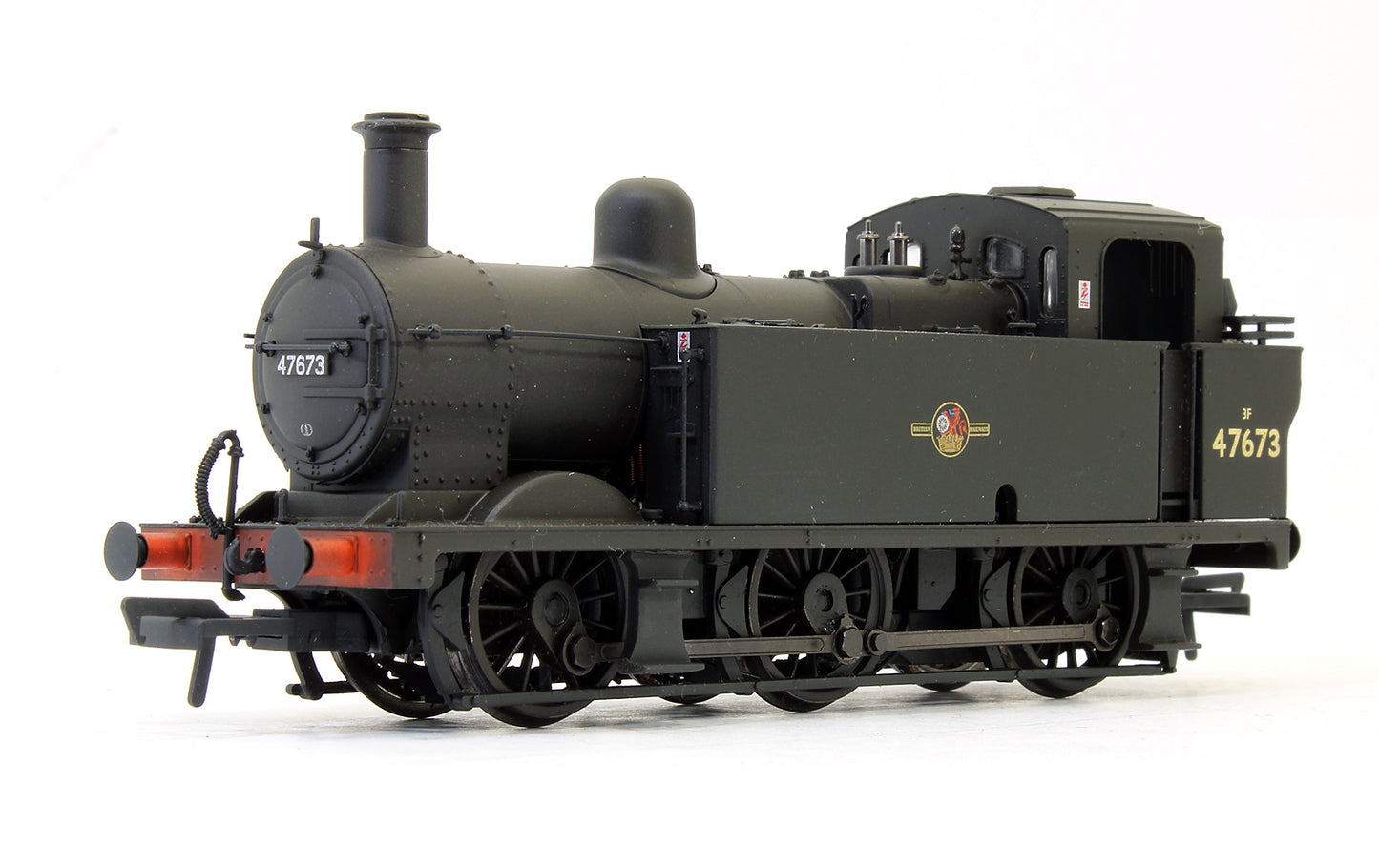 Pre-Owned Class 3F Fowler Jinty 47673 BR Black Late Crest Steam Locomotive (Weathered)