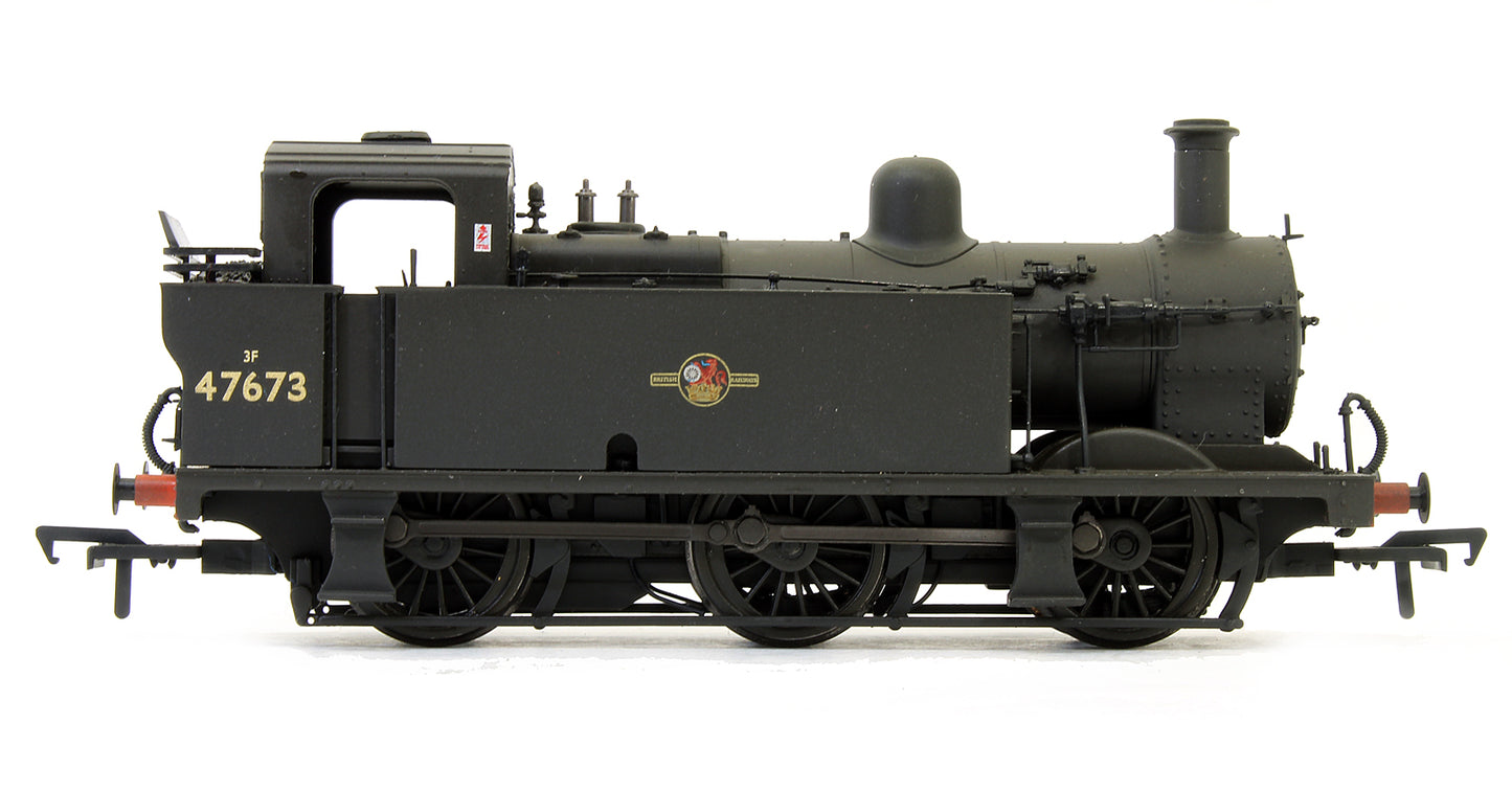 Pre-Owned Class 3F Fowler Jinty 47673 BR Black Late Crest Steam Locomotive (Weathered)
