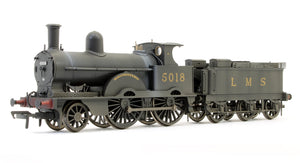 Custom Weathered LNWR Improved Precedent Class 'Talavera' LMS Black 2-4-0 Steam Locomotive No.5018