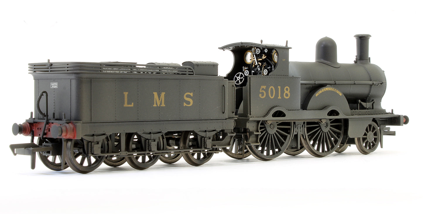 Custom Weathered LNWR Improved Precedent Class 'Talavera' LMS Black 2-4-0 Steam Locomotive No.5018