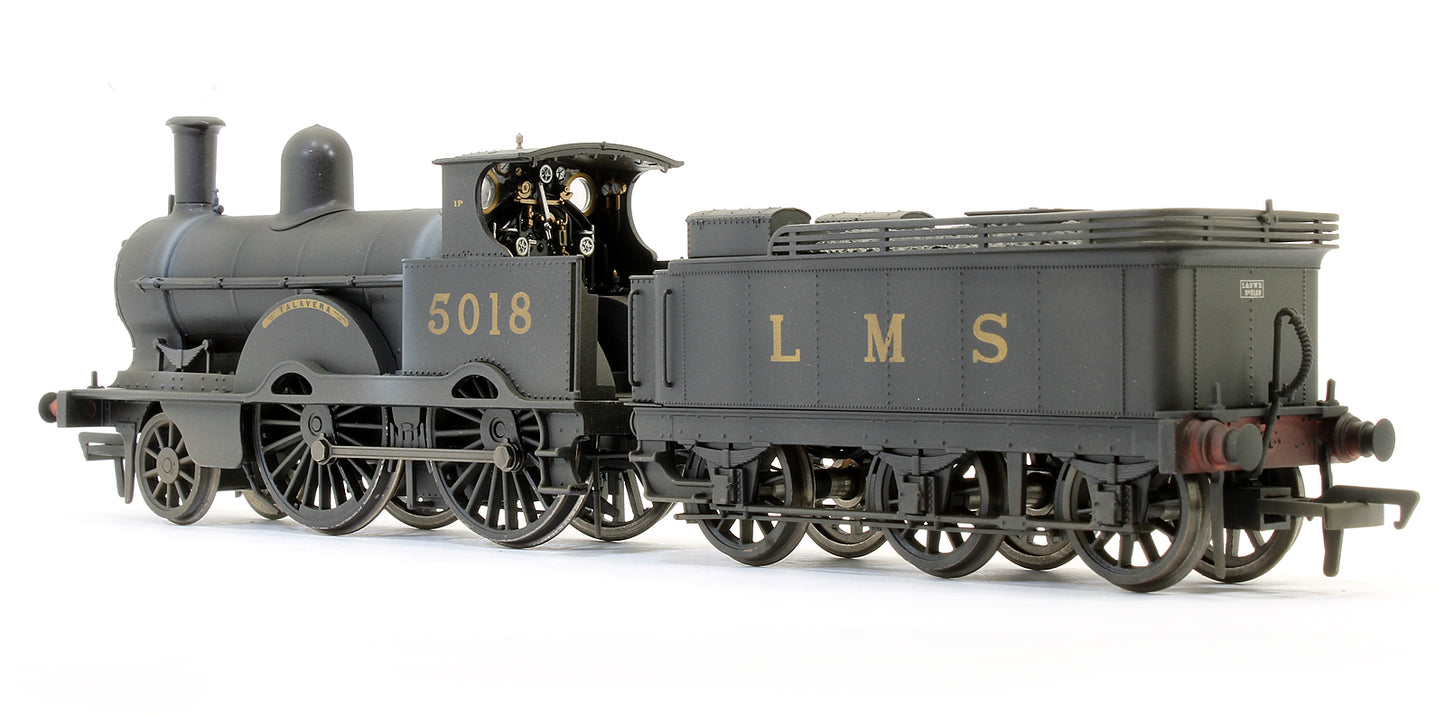 Custom Weathered LNWR Improved Precedent Class 'Talavera' LMS Black 2-4-0 Steam Locomotive No.5018