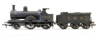 Custom Weathered LNWR Improved Precedent Class 'Talavera' LMS Black 2-4-0 Steam Locomotive No.5018