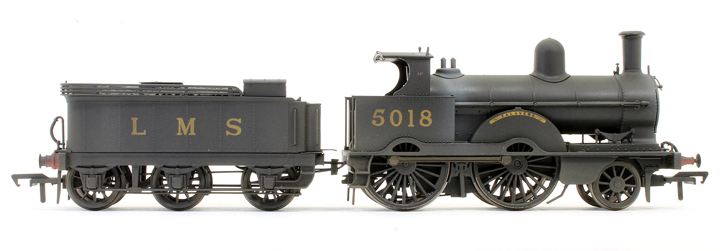 Custom Weathered LNWR Improved Precedent Class 'Talavera' LMS Black 2-4-0 Steam Locomotive No.5018