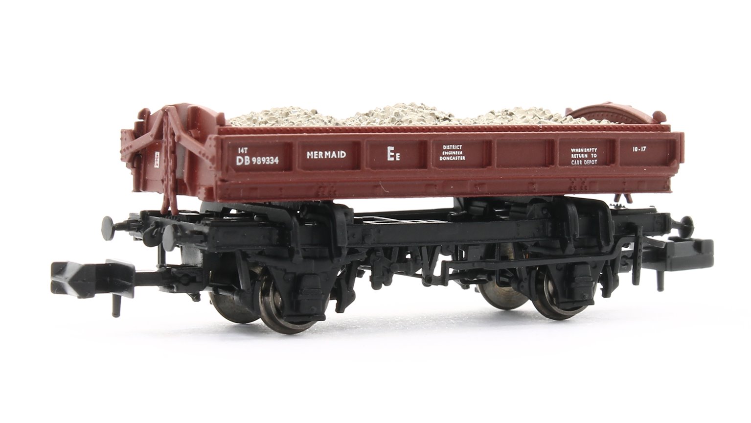 14T ‘Mermaid’ Side Tipping Ballast Wagon BR Departmental Gulf Red