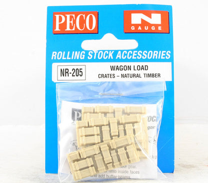 NR205 Crates, natural/timber colour Wagon Load (Pack of 4)