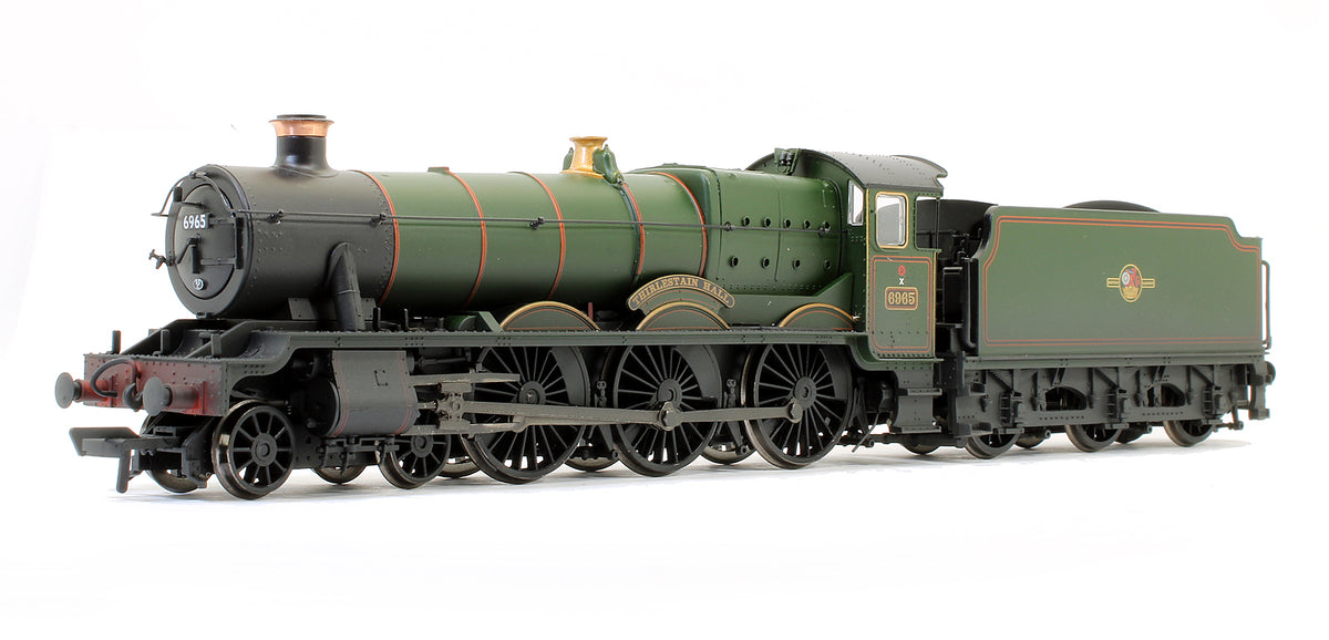 Class Modified Hall Class 6965 BR Lined Green Late Crest 'Thirlestaine Hall' Steam Locomotive - Weathered