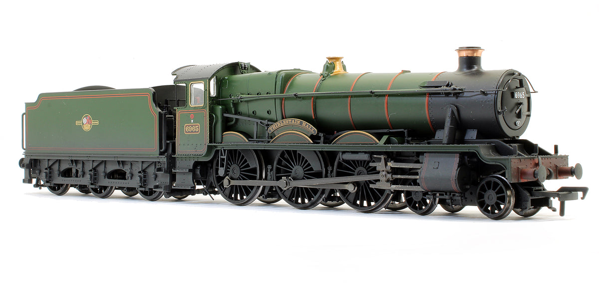 Class Modified Hall Class 6965 BR Lined Green Late Crest 'Thirlestaine Hall' Steam Locomotive - Weathered
