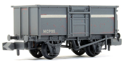 16 Ton Steel Mineral Wagon NCB Grey MCP95 - Weathered